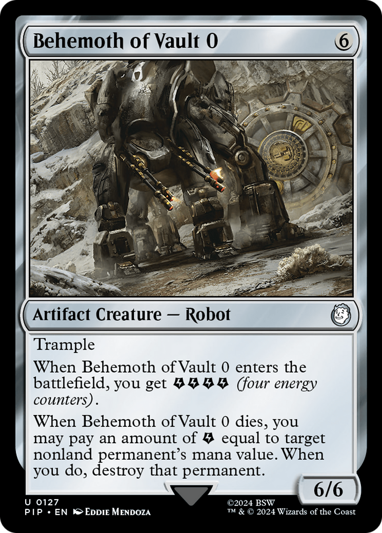 Behemoth of Vault 0 (PIP-127) [Fallout] MTG Single Wizards of the Coast