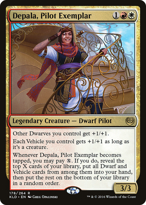 Depala, Pilot Exemplar (KLD-178) [Kaladesh] MTG Single Wizards of the Coast
