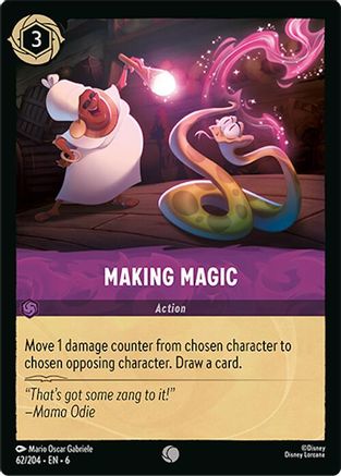 Making Magic (62/204) [Azurite Sea] Lorcana Single Disney