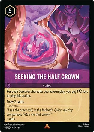 Seeking the Half Crown (64/204) [Azurite Sea] Lorcana Single Disney