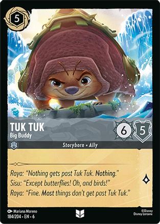 Tuk Tuk - Big Buddy (184/204) [Azurite Sea] Cold Foil Lorcana Single Disney