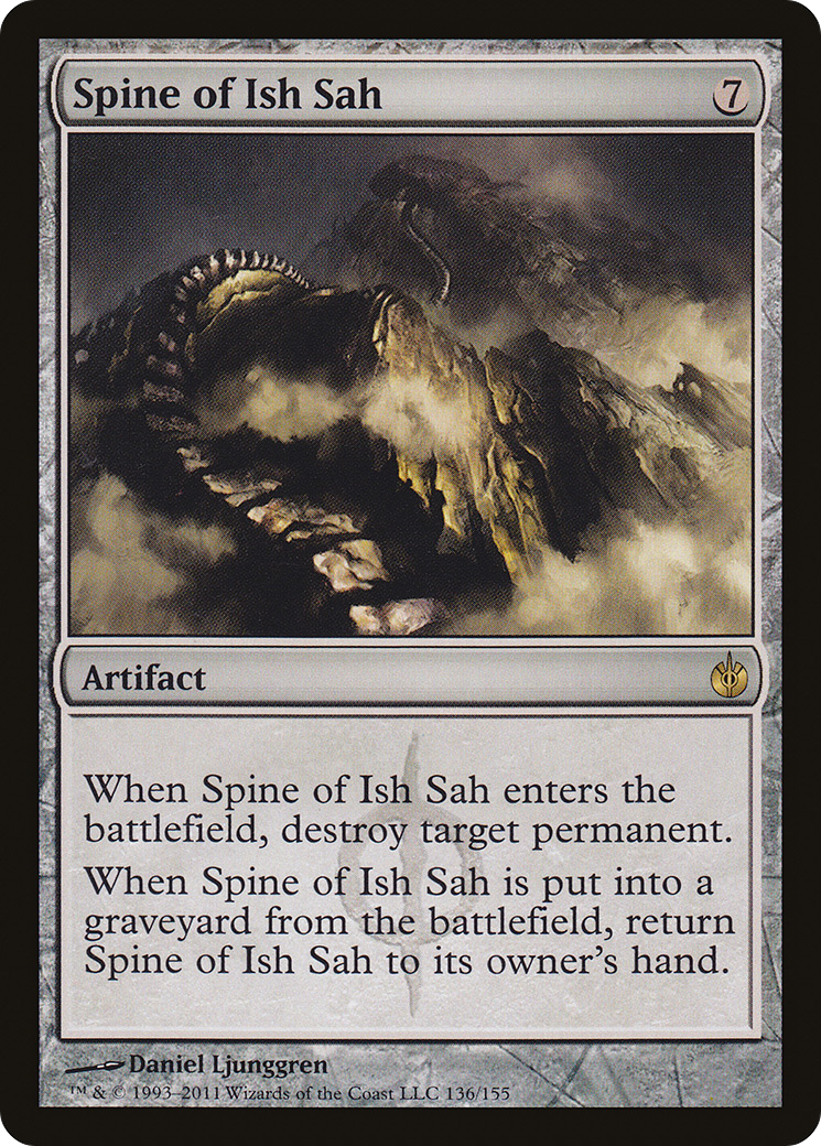 Spine of Ish Sah (MBS-136) [Mirrodin Besieged] Foil MTG Single Wizards of the Coast