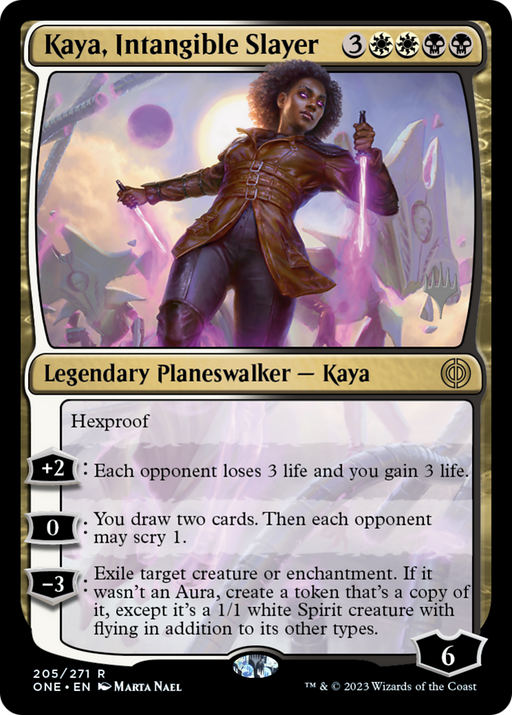 Kaya, Intangible Slayer (PPONE-205) [Phyrexia: All Will Be One Promos] Foil MTG Single Wizards of the Coast