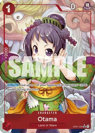 Otama (Full Art) (OP01-006) [Premium Booster -The Best-] Foil One Piece Single Bandai