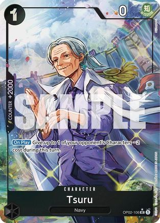 Tsuru (Full Art) (OP02-106) [Premium Booster -The Best-] Foil One Piece Single Bandai