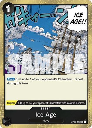Ice Age (Jolly Roger Foil) (OP02-117) [Premium Booster -The Best-] Foil One Piece Single Bandai