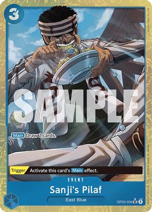 Sanji's Pilaf (Alternate Art) (OP03-056) [Premium Booster -The Best-] Foil One Piece Single Bandai
