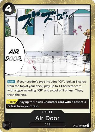 Air Door (Jolly Roger Foil) (OP03-094) [Premium Booster -The Best-] Foil One Piece Single Bandai