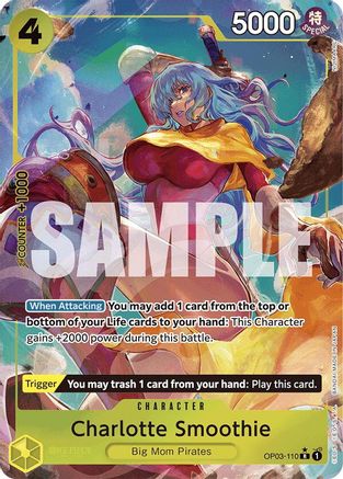 Charlotte Smoothie (Full Art) (OP03-110) [Premium Booster -The Best-] Foil One Piece Single Bandai