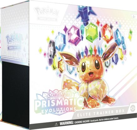 Pokémon Scarlet & Violet: Prismatic Evolutions - Elite Trainer Box (Limit 1) Pokemon Sealed Pokémon