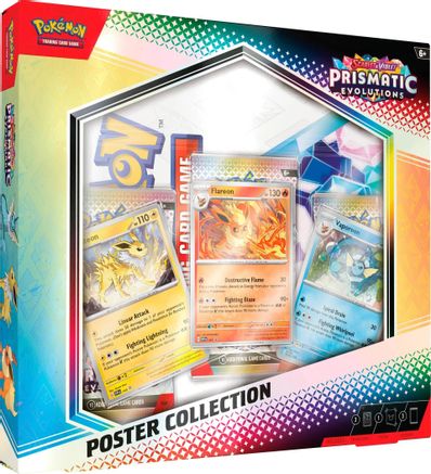 Pokémon Scarlet & Violet: Prismatic Evolutions - Poster Collection Pokemon Sealed Pokémon