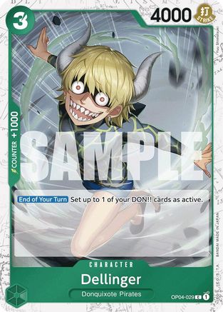 Dellinger (Jolly Roger Foil) (OP04-029) [Premium Booster -The Best-] Foil One Piece Single Bandai