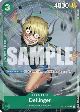 Dellinger (Full Art) (OP04-029) [Premium Booster -The Best-] Foil One Piece Single Bandai