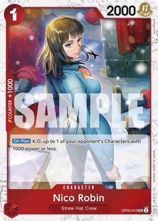 Nico Robin (Jolly Roger Foil) (OP05-010) [Premium Booster -The Best-] Foil One Piece Single Bandai