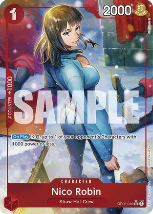 Nico Robin (Full Art) (OP05-010) [Premium Booster -The Best-] Foil One Piece Single Bandai