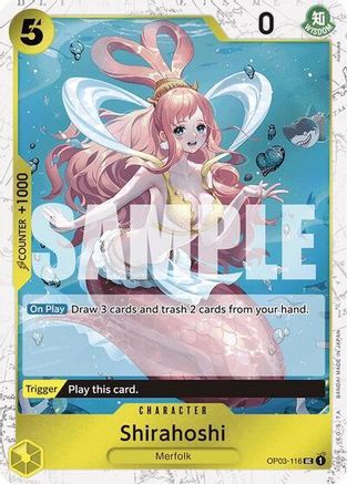 Shirahoshi (OP03-116) (Jolly Roger Foil) (OP03-116) [Premium Booster -The Best-] Foil One Piece Single Bandai