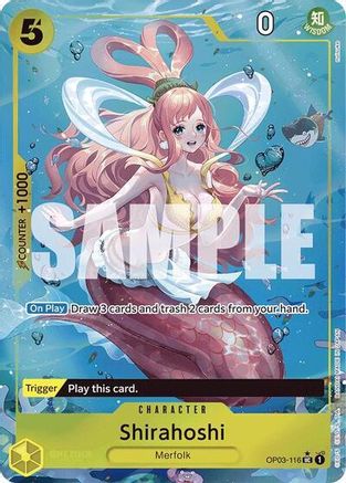 Shirahoshi (OP03-116) (Full Art) (OP03-116) [Premium Booster -The Best-] Foil One Piece Single Bandai
