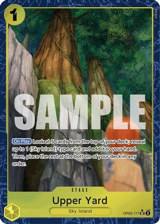 Upper Yard (Alternate Art) (OP05-117) [Premium Booster -The Best-] Foil One Piece Single Bandai