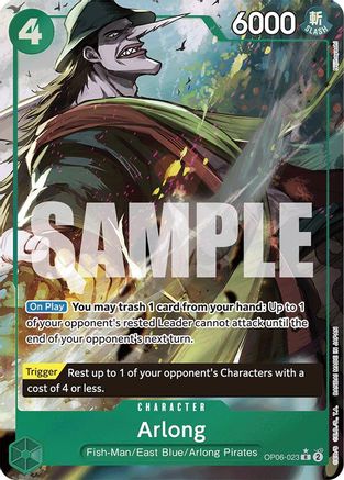 Arlong (Full Art) (OP06-023) [Premium Booster -The Best-] Foil One Piece Single Bandai