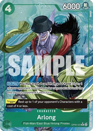 Arlong (Alternate Art) (OP06-023) [Premium Booster -The Best-] Foil One Piece Single Bandai
