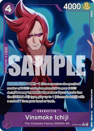 Vinsmoke Ichiji (OP06-060) (Full Art) [Premium Booster -The Best-] Foil One Piece Single Bandai