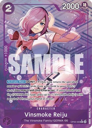 Vinsmoke Reiju (OP06-068) (Full Art) (OP06-068) [Premium Booster -The Best-] Foil One Piece Single Bandai