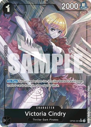 Victoria Cindry (Full Art) (OP06-091) [Premium Booster -The Best-] Foil One Piece Single Bandai
