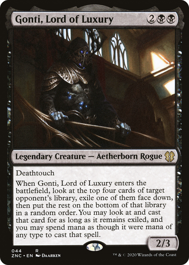 Gonti, Lord of Luxury (ZNC-044) [Zendikar Rising Commander] MTG Single Wizards of the Coast