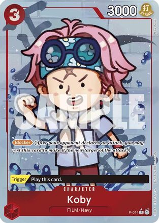 Koby (Full Art) (P-014) [Premium Booster -The Best-] Foil One Piece Single Bandai