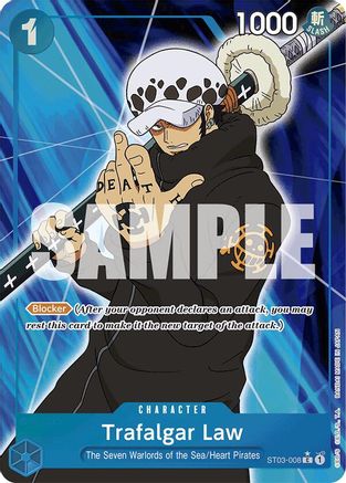 Trafalgar Law (ST03-008) (Full Art) (ST03-008) [Premium Booster -The Best-] Foil One Piece Single Bandai