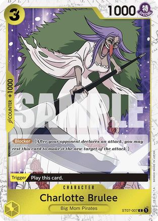 Charlotte Brulee (Jolly Roger Foil) (ST07-007) [Premium Booster -The Best-] Foil One Piece Single Bandai