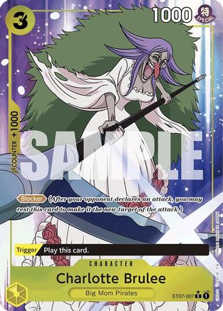 Charlotte Brulee (Full Art) (ST07-007) [Premium Booster -The Best-] Foil One Piece Single Bandai