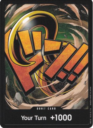 DON!! Card (Crocodile) [Premium Booster -The Best-] Foil One Piece Single Bandai