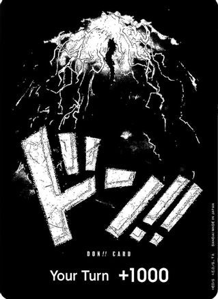 DON!! Card (Kaido) [Premium Booster -The Best-] Foil One Piece Single Bandai