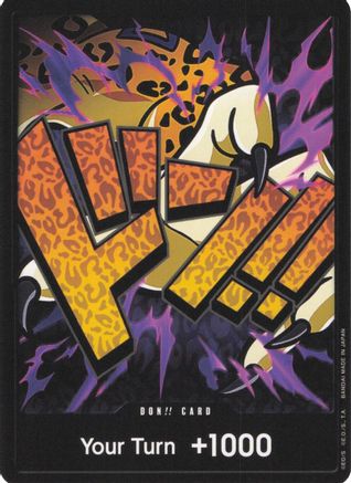 DON!! Card (Rob Lucci) [Premium Booster -The Best-] Foil One Piece Single Bandai