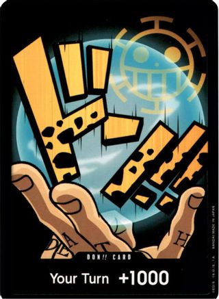 DON!! Card (Trafalgar Law) [Premium Booster -The Best-] Foil One Piece Single Bandai
