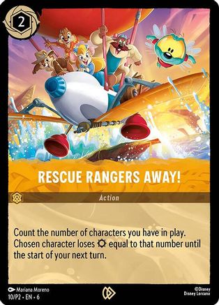 Rescue Rangers Away! (10) [Disney Lorcana Promo Cards] Cold Foil Lorcana Single Disney