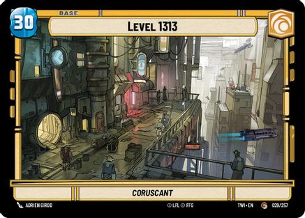 Level 1313 // Battle Droid (029/257 // T01) [Twilight of the Republic] Star Wars: Unlimited Single Disney