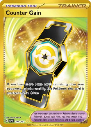 Counter Gain - 249/191 Holofoil [SV: Surging Sparks] Pokemon Single Pokémon