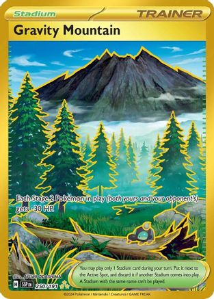Gravity Mountain - 250/191 Holofoil [SV: Surging Sparks] Pokemon Single Pokémon