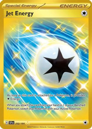 Jet Energy 252/191 Holofoil [SV: Surging Sparks] Pokemon Single Pokémon