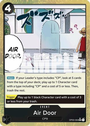 Air Door (Textured Foil) (OP03-094) [Premium Booster -The Best-] Foil One Piece Single Bandai