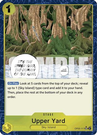 Upper Yard (Textured Foil) (OP05-117) [Premium Booster -The Best-] Foil One Piece Single Bandai
