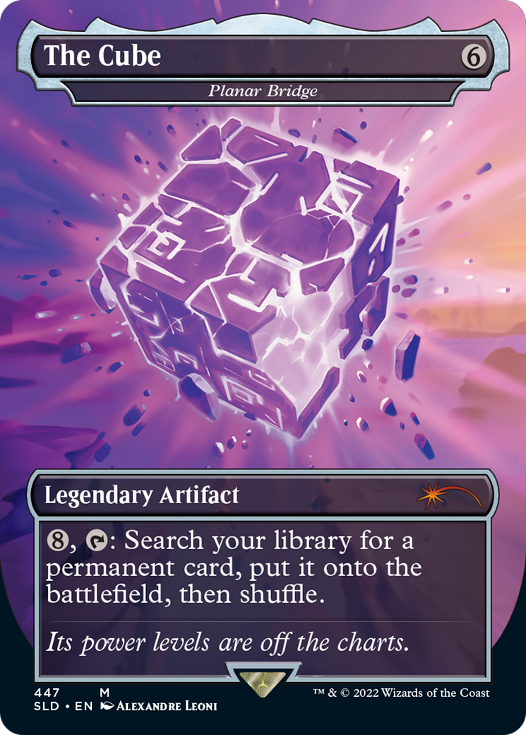 The Cube - Planar Bridge (SLD-447) [Secret Lair] Drop (Borderless) Foil MTG Single Wizards of the Coast