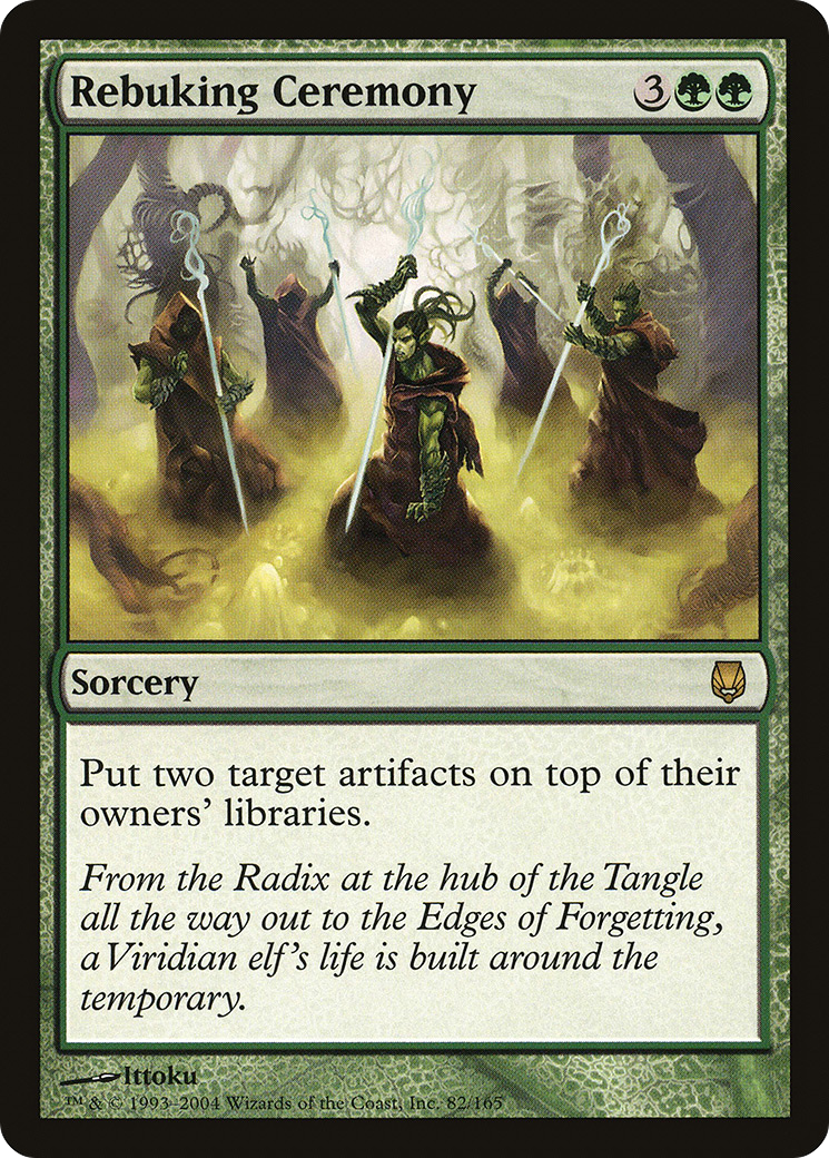 Rebuking Ceremony (DST-082) [Darksteel] MTG Single Wizards of the Coast