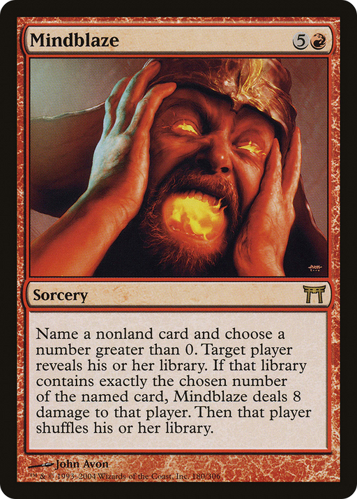 Mindblaze (CHK-180) [Champions of Kamigawa] MTG Single Wizards of the Coast