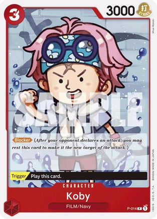 Koby (Reprint) (P-014) [Premium Booster -The Best-] One Piece Single Bandai