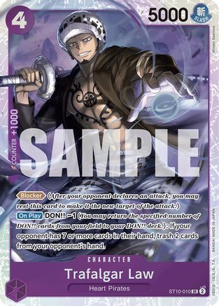 Trafalgar Law (ST10-010) (Reprint) [Premium Booster -The Best-] Foil One Piece Single Bandai