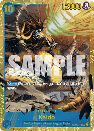 Kaido (OP05-118) (Reprint) (OP05-118) [Premium Booster -The Best-] Foil One Piece Single Bandai