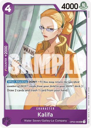 Kalifa (Reprint) (OP03-060) [Premium Booster -The Best-] One Piece Single Bandai